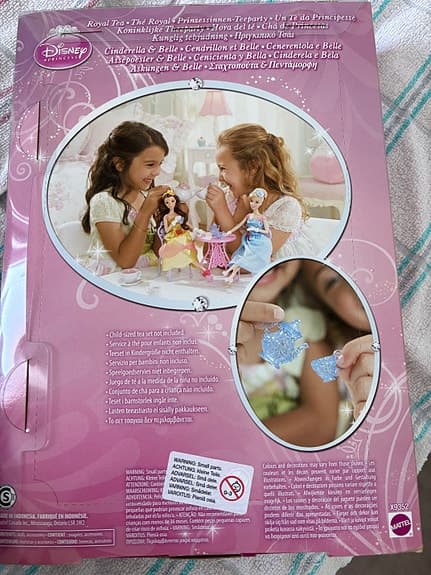 Disney dockset prinsessor Cinderella  och Belle