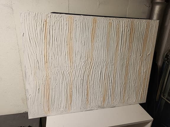 Unik handgjord tavla – modern strukturdesign