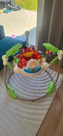 Fisher-Price hoppgunga med aktivitetsleksaker