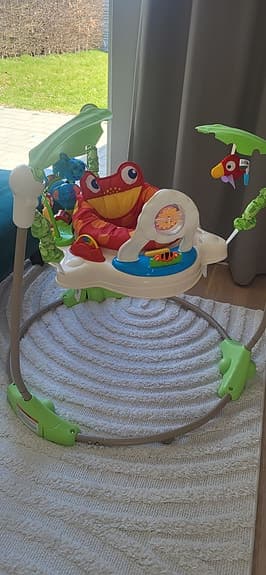 Fisher-Price hoppgunga med aktivitetsleksaker