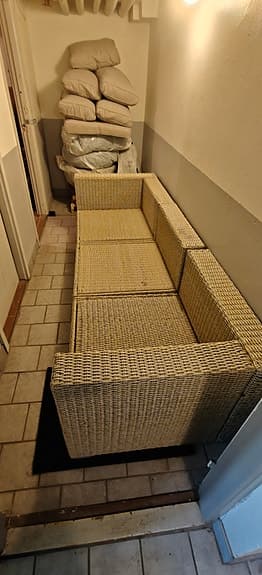 Utesoffa från Jysk Ravndrup.