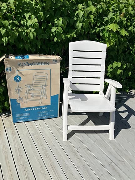 Trädgårdsstolar och dynor