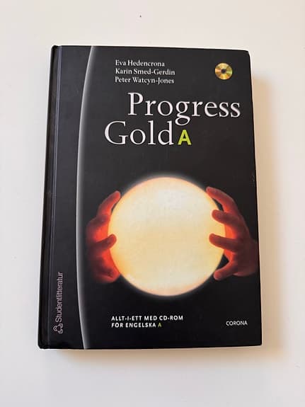 Studentlitteratur Progress Gold A lärobok i engelska med cd-rom