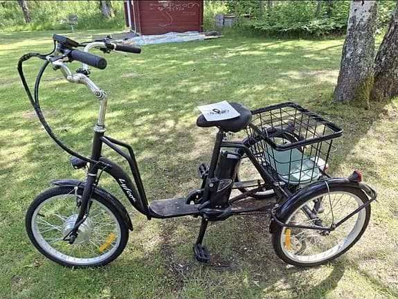 Lyfco trehjulig elcykel | 6 växlar Shimano | 250W - 10.4Ah