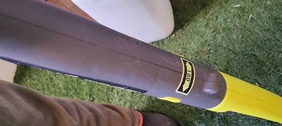 Ryobi grästrimmer el gul/grå