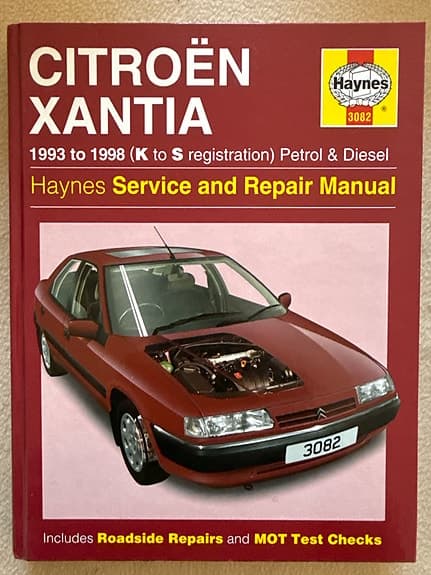 Haynes Citroën Xantia service och reparationshandbok bensin och diesel 1993–1998