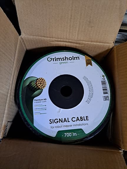 Begränsningskabel robotgräsklippare.