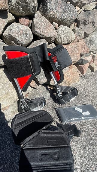 Klätterskor / trädklättring – komplett set