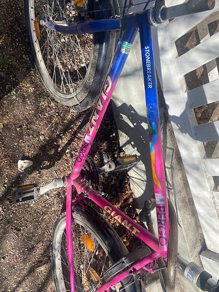 Giant Stonebreaker herr landsvägscykel M 27,5" blå/rosa