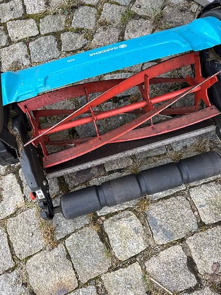 Gardena 400 cylindergräsklippare manuell blå