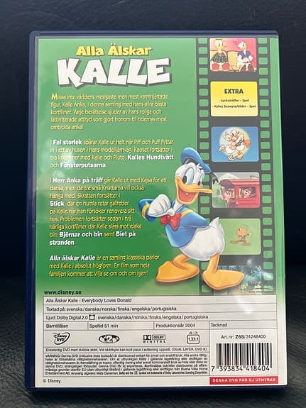Disney Alla älskar Kalle DVD
