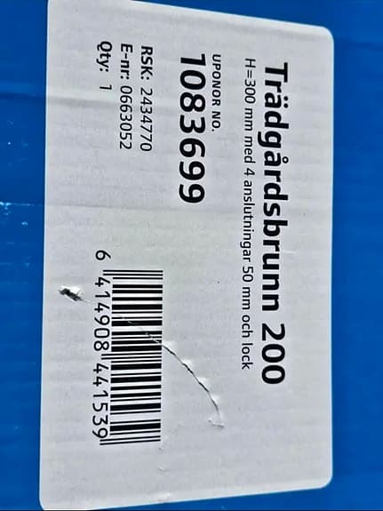 Uponor Garden Hub trädgårdsbrunn 200