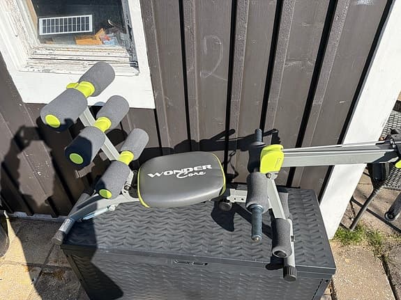 Wonder Core träningsbänk grå/gul
