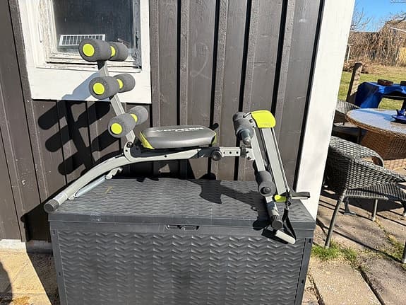 Wonder Core träningsbänk grå/gul