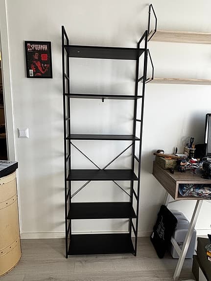 Jysk hyllor svart metall