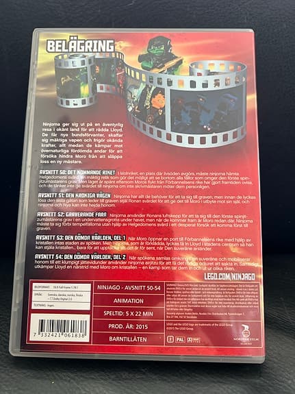 Lego Ninjago dvd avsnitt 50–54