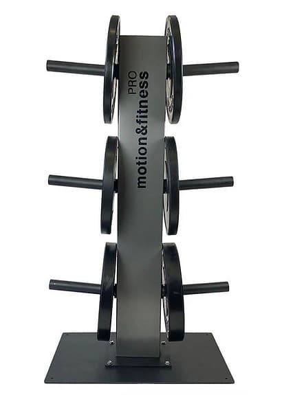 Motion & Fitness Pro viktställ för viktskivor metall grå