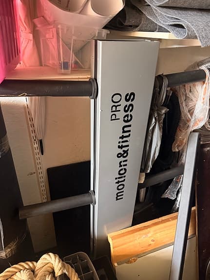 Motion & Fitness Pro viktställ för viktskivor metall grå