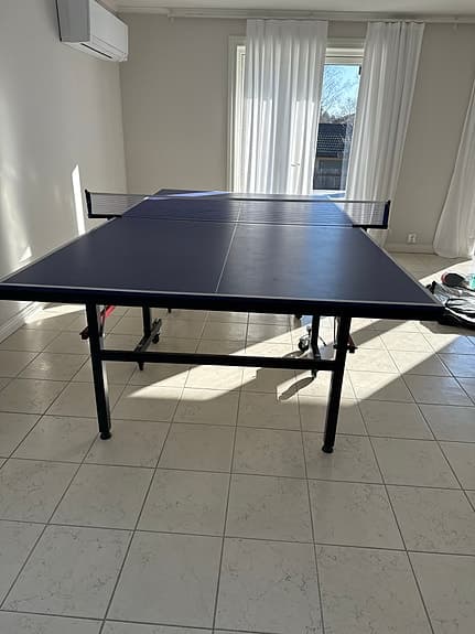 PRO sport bordtennisbord blå med nät