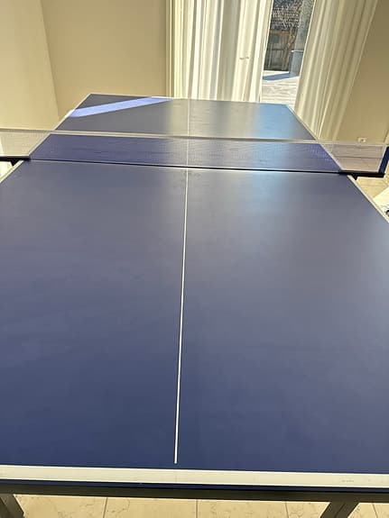 PRO sport bordtennisbord blå med nät