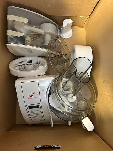 Moulinex Genius matberedare vit plast med mycket tillbehör