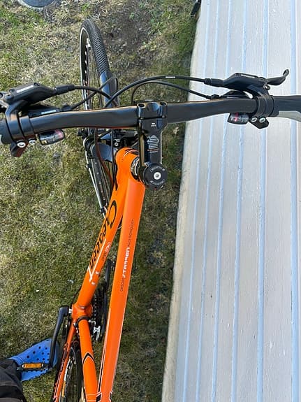 Crescent hybridcykel 55 cm 28" man orange