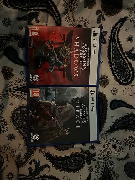Assassin’s Creed Shadows och Assassin’s Creed Mirage Playstation 5 spel