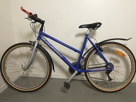 Crescent hybridcykel XL 26" blå unisex