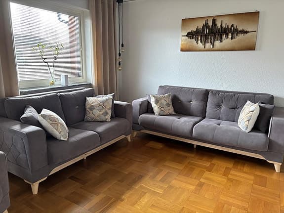 soffa grupp med fåtölj