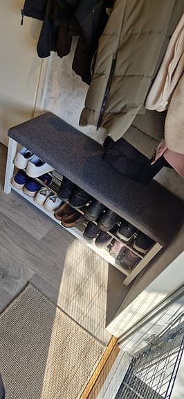 Sittbänk/skohylla jysk