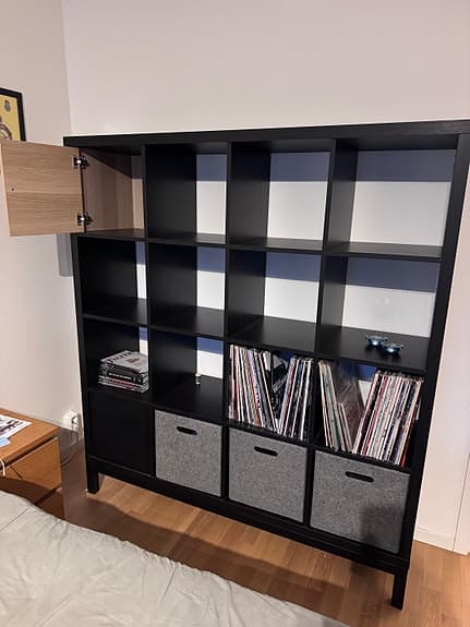 Ikea Kallax (rumsavdelare) Monterad och klar!