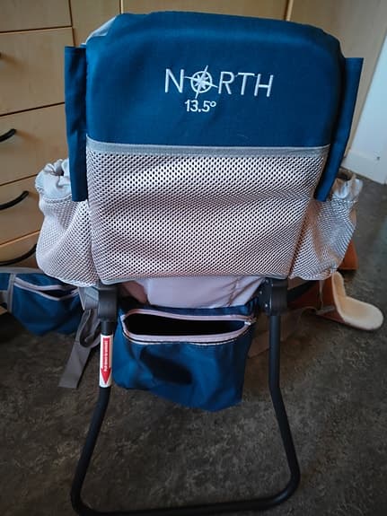 North 13.5° bärstol barn blå/grå