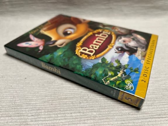 Disney Bambi DVD 2-disc svensk Specialutgåva klassiker nr 5 Ny inplastad