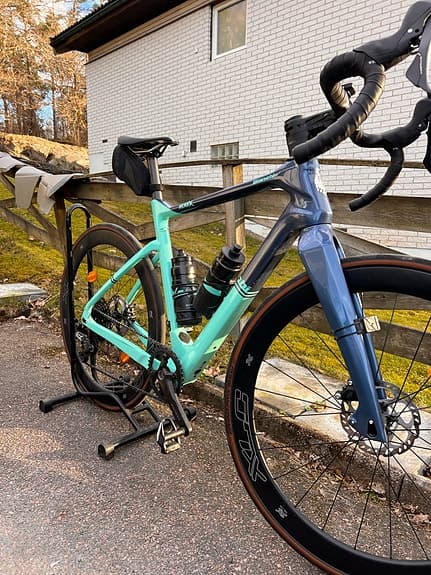 Bianchi Arcadex med carbon hjul