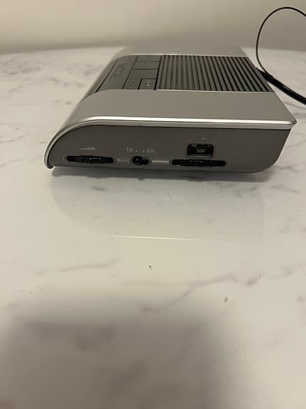 Grundig klockradio med digital display