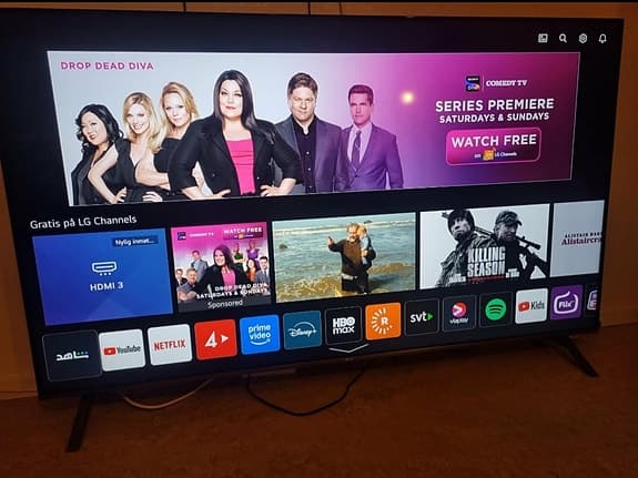 65 tum 4k LG smart tv