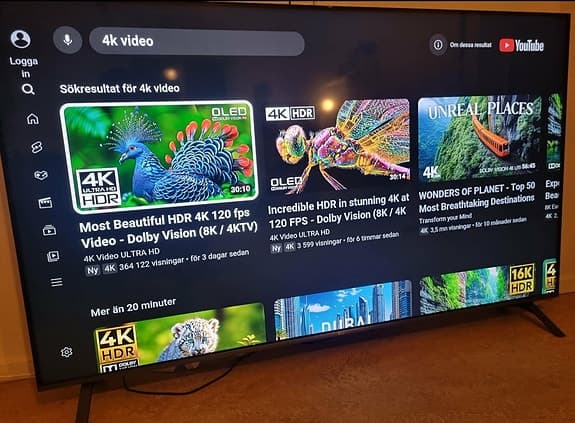 65 tum 4k LG smart tv