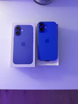 Apple iPhone 16 mobiltelefon 128 GB blå
