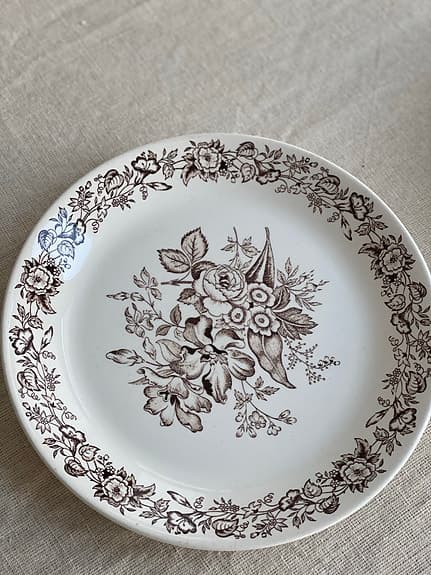 Retrotallrikar Gustavsberg - Florilla - 8 st - Vintage