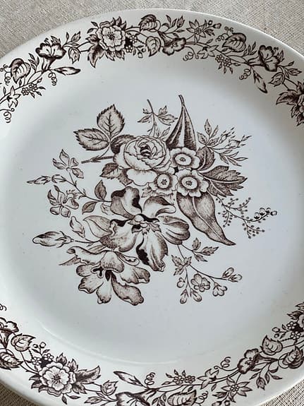 Retrotallrikar Gustavsberg - Florilla - 8 st - Vintage