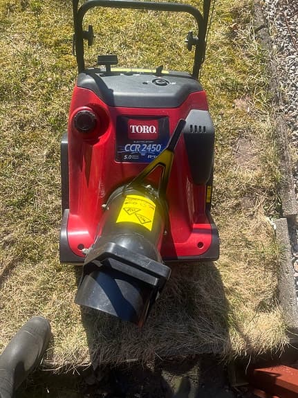 Toro CCR 2450 snöslunga röd