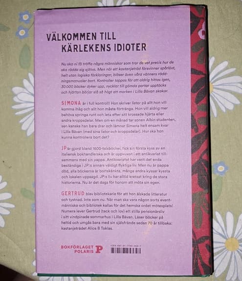 Emma Hamberg Kärlekens idioter bok