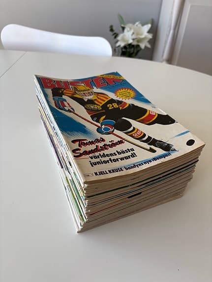 Buster serietidningar hela 1984 års upplaga