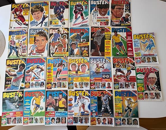 Buster serietidningar 1985 årgång komplett