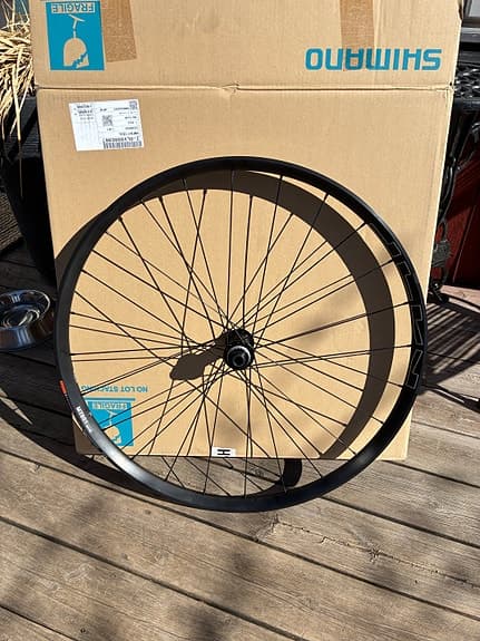 Cykelhjul fram 29 tum svart