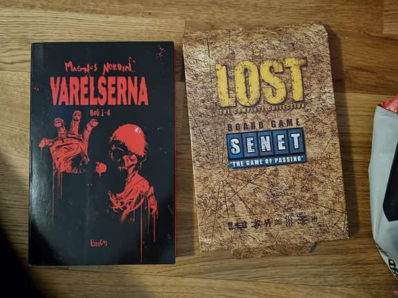 Varelserna bok och Lost Senet brädspel