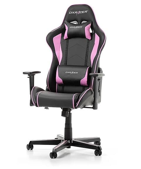 DXRacer Formula F08 Svart/Rosa – Gamingstol
