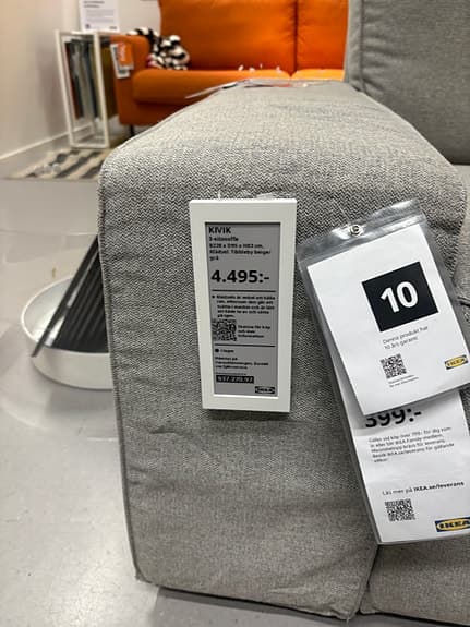 IKEA soffa grå