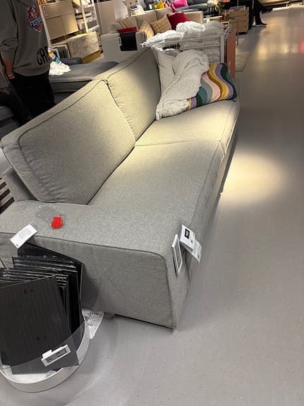IKEA soffa grå