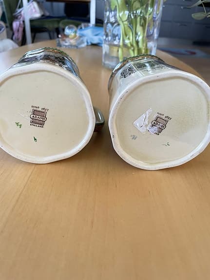 2 st somriga vintage ölglas